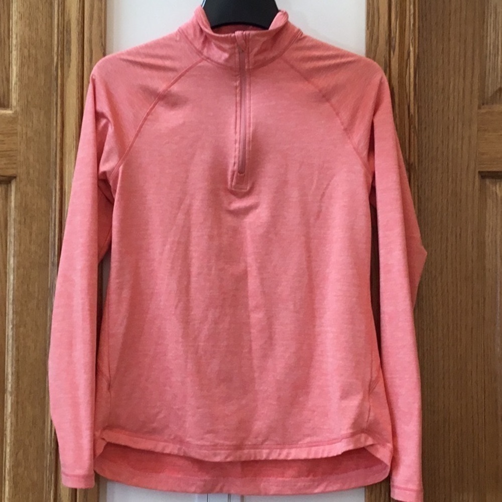 Jockey pink quarter zip pullover. Women’s size small - Picture 5 of 8